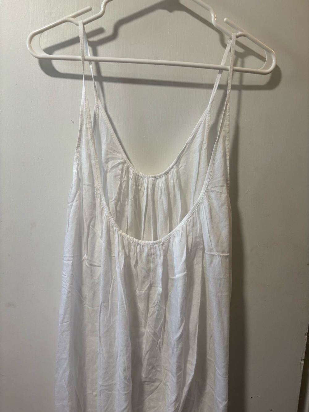 Mikoh Biarritz Low Back White Maxi Sleeveless Summer Dress Size 3 L Large - Picture 8 of 10